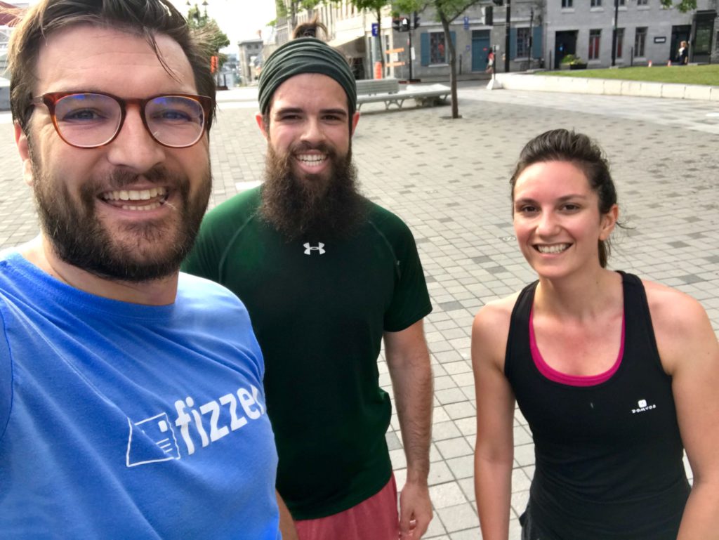 Fizzer-Laufgruppe in Cabourg