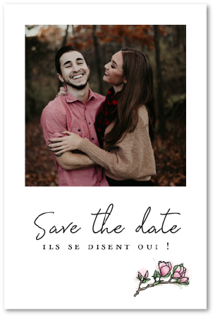 save the date mariage ils se disent oui