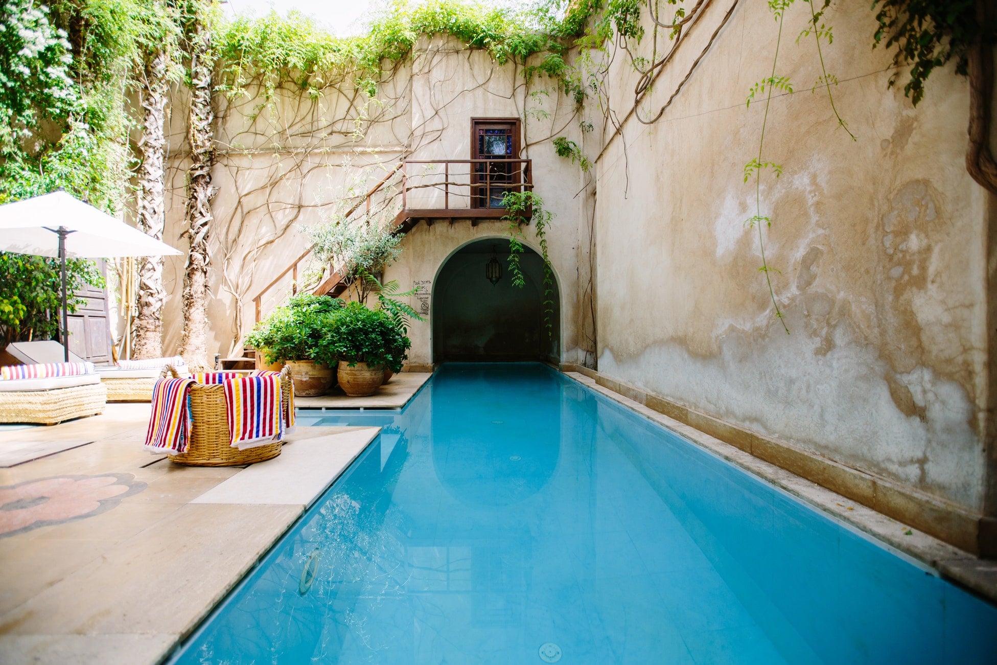 Logement avec piscine pour un week-end avant l'été.