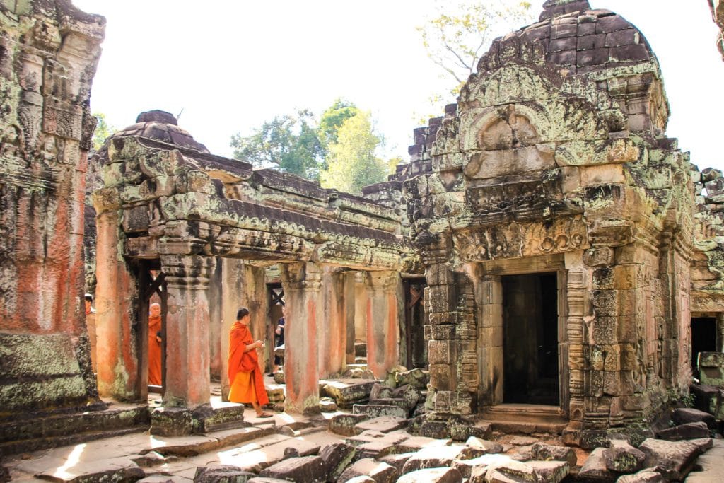 Temple au Cambodge