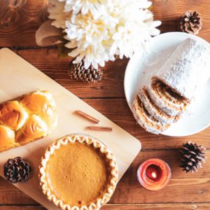 Spécialités culinaires européennes en cartes postales