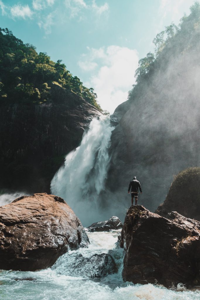 Chute d'eau au Sri Lanka