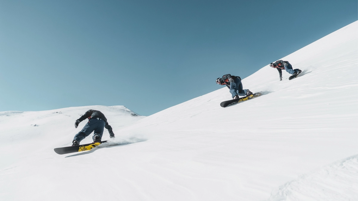 Snowboard-Resort in Frankreich