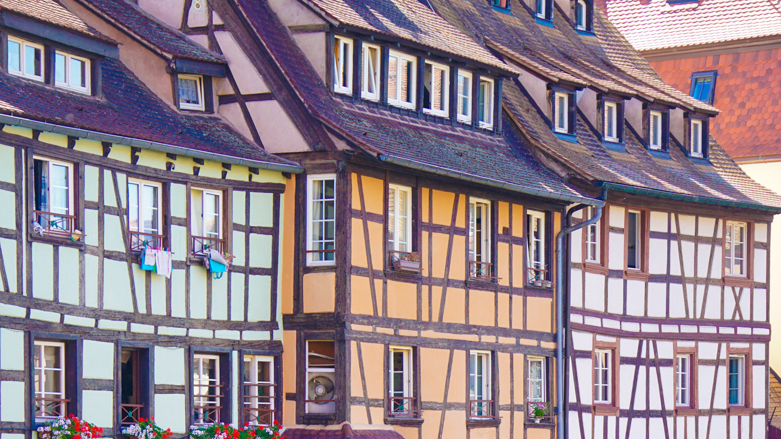 Maisons de la Petite-France quartier ancien de Strasbourg en Grand Est