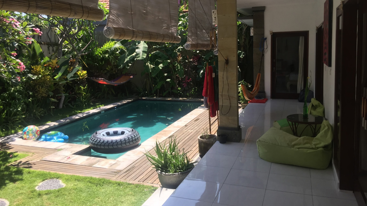 Villa für digitale Nomaden auf Bali mit Swimmingpool