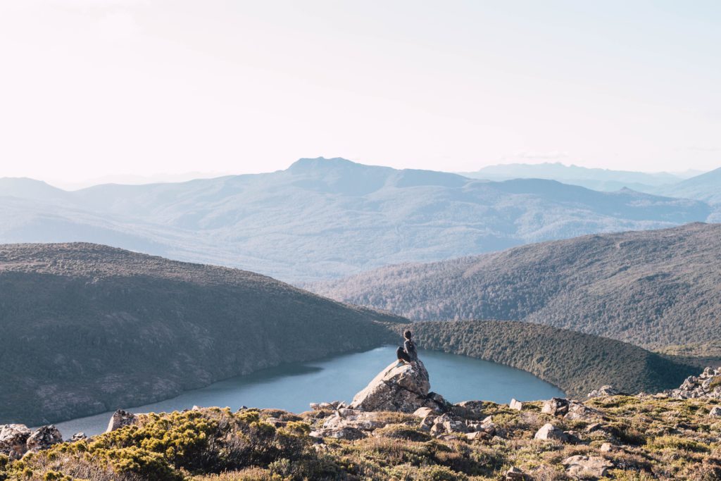 vue vallee en tasmanie australie