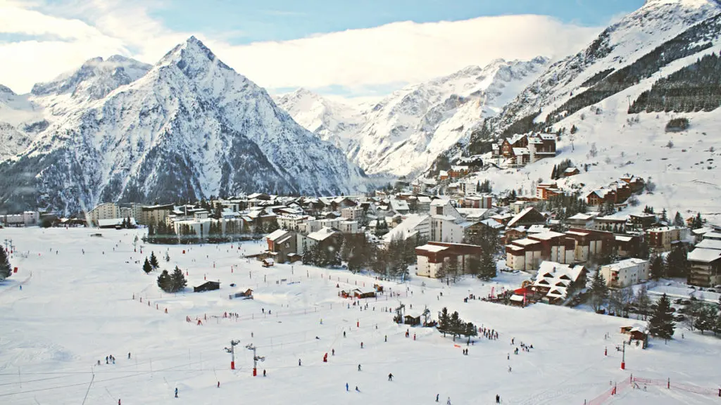 Photo vue station de ski Les 2 Alpes
