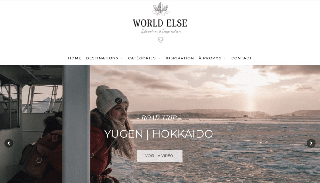 Startseite des World Else-Reiseblogs